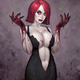 Illustration for article titled The Loveliness That Will Not Die: Sexy Vampire Pin-Up Art